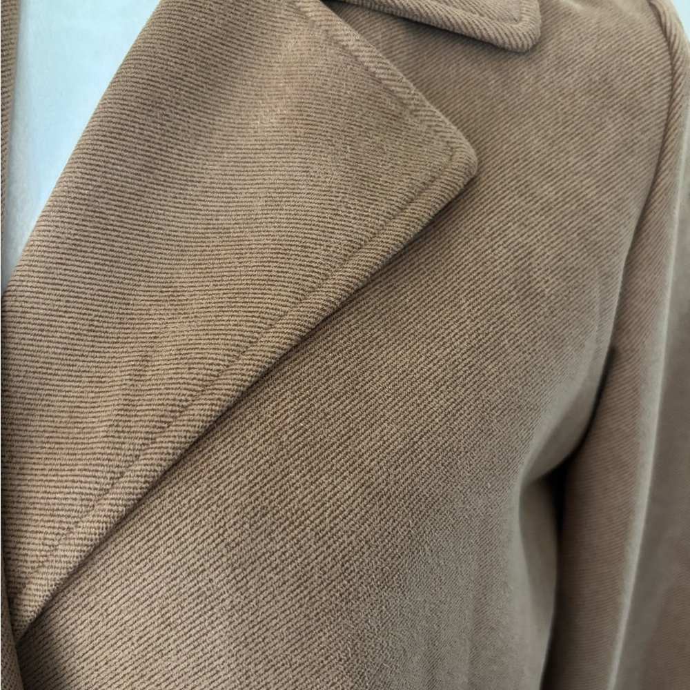 Zara Tan Women's Cape Coat - Picture 3 of 6